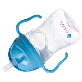 B.Box BB00501 fľaša so slamkou, 240 ml, čučoriedka